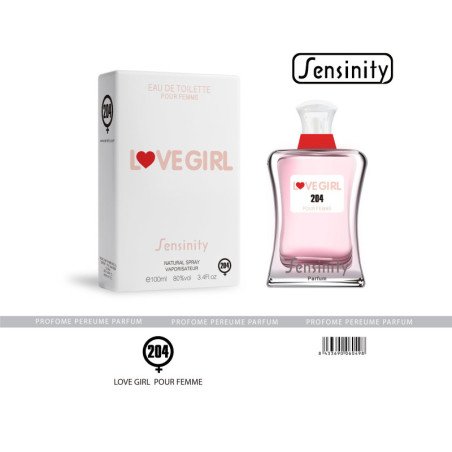 LOVE GIRL POUR FEMME SENSINITY