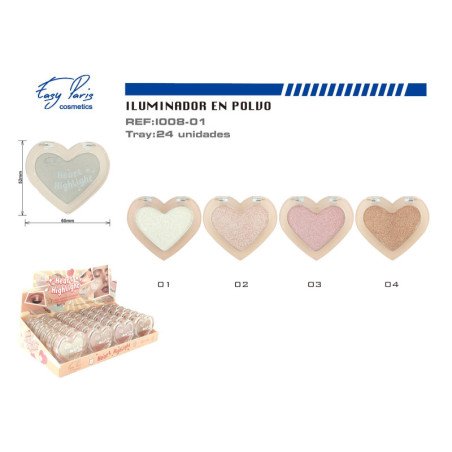 ILUMINADOR HEART HIGHLIGHT 24/U 288/C