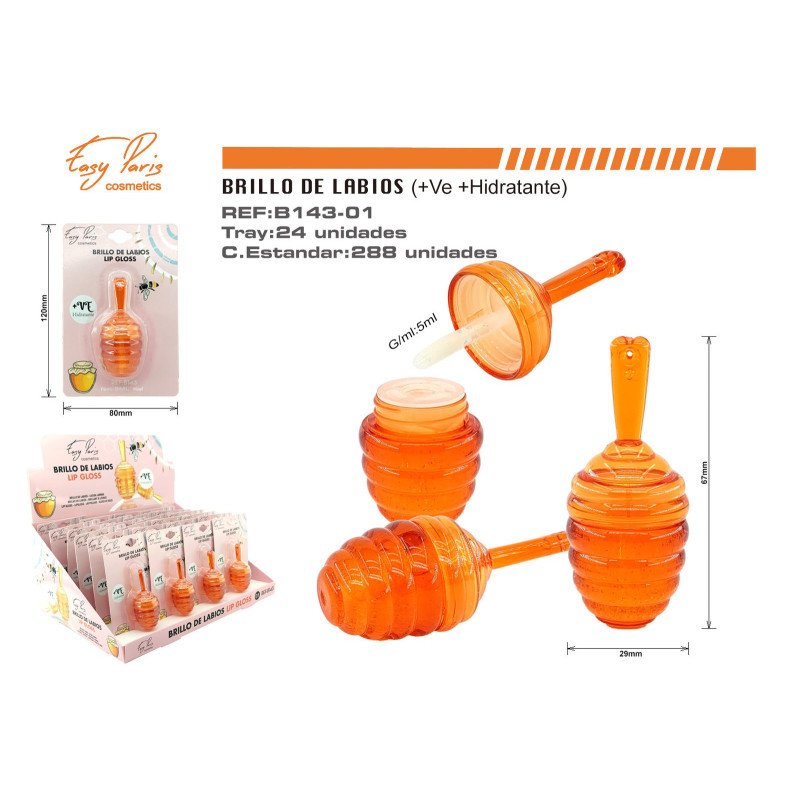 BRILLO DE LABIOS +VE HIDRATA 24/U 288/U