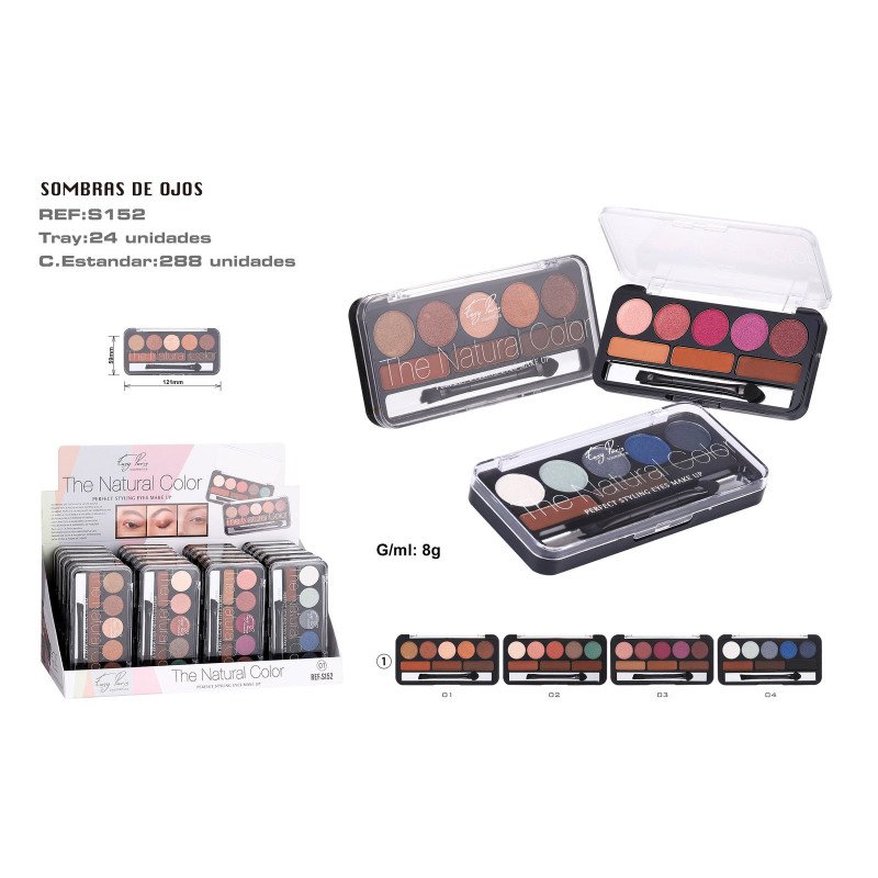 PALETA DE SOMBRAS DE OJOS /CEJAS 24/U 288/C