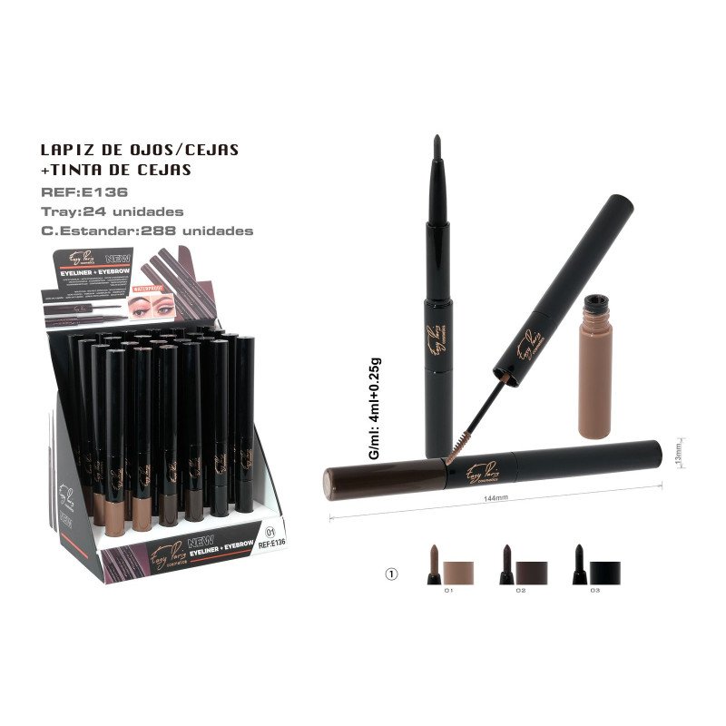MASCARA CEJAS+PERFILADOR DE OJOS 288/C