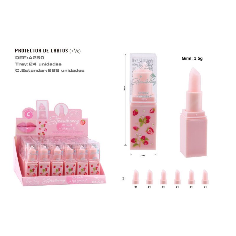 PROTECTOR LABIAL+VC STRAWBERRY 288/C