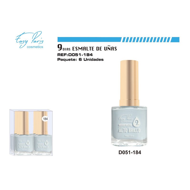 LACA DE UÑAS 9 DIAS 6/U 144/U