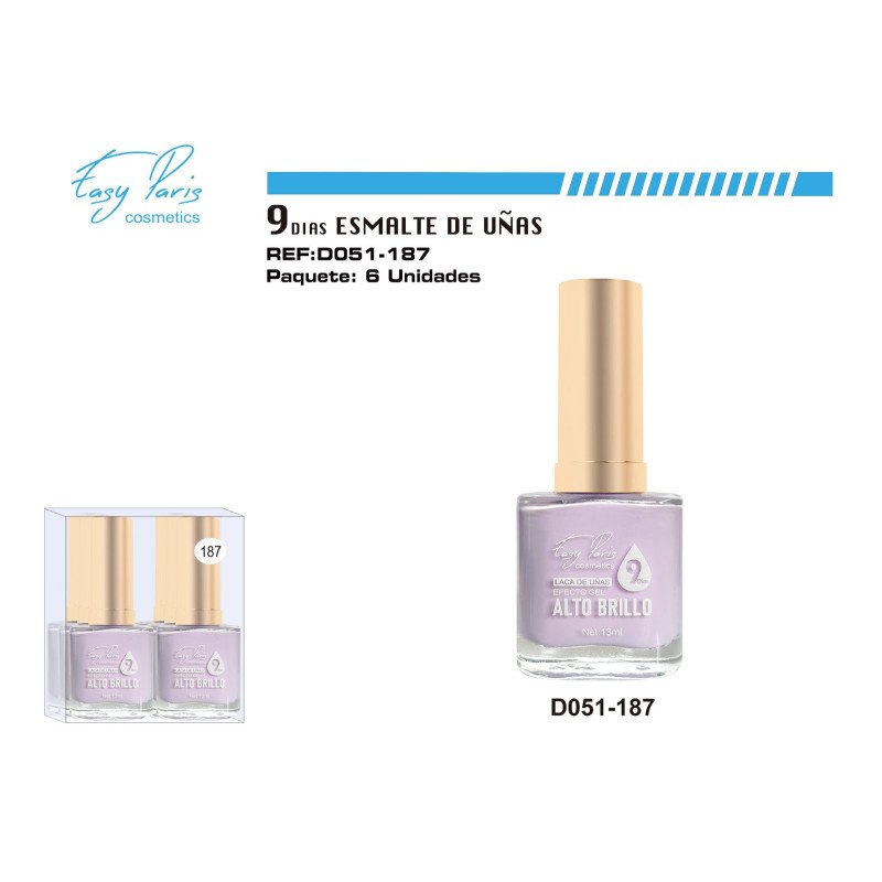 LACA DE UÑAS 9 DIAS 6/U 144/U