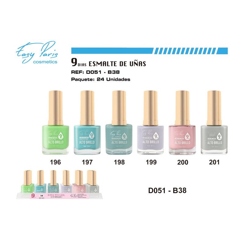 LACA DE UÑAS 9 DIAS 288/U