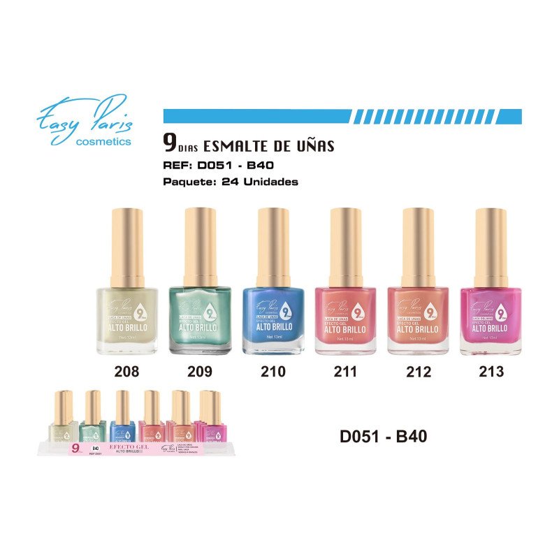 LACA DE UÑAS 9 DIAS 288/U