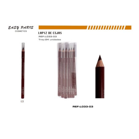 LAPIZ DE CEJAS MARRON OSCURO MINA DURA 288/U