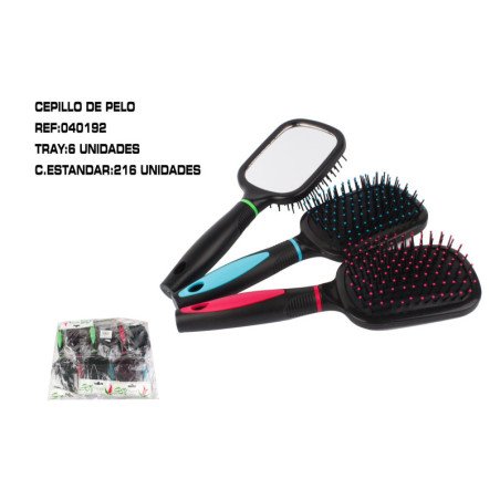 CEPILLO DE PELO C/ESPEJO 6/U 216/C