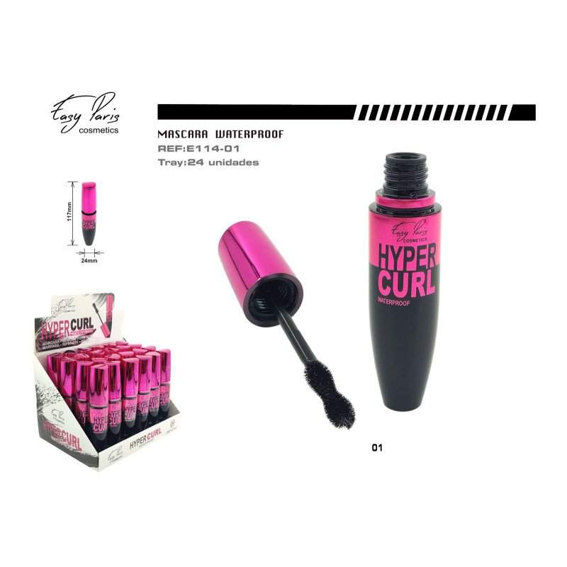 MASCARA NEG.HYPER CURL WATERPROOF 24/U 288/C