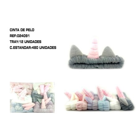 CINTA DE PELO UNICORNIO 12/U 480/C
