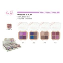 S.DE OJOS 4 COLORES 24/U 288/U