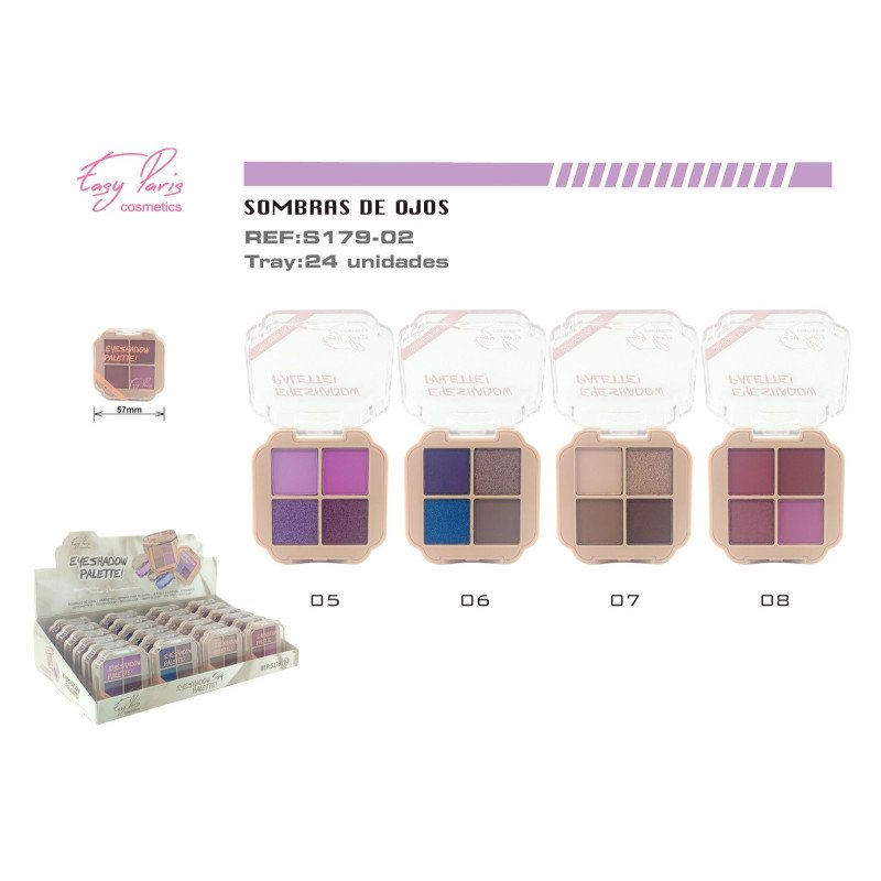 S.DE OJOS 4 COLORES 24/U 288/U