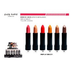 BARRA DE LABIOS METALIZADA...