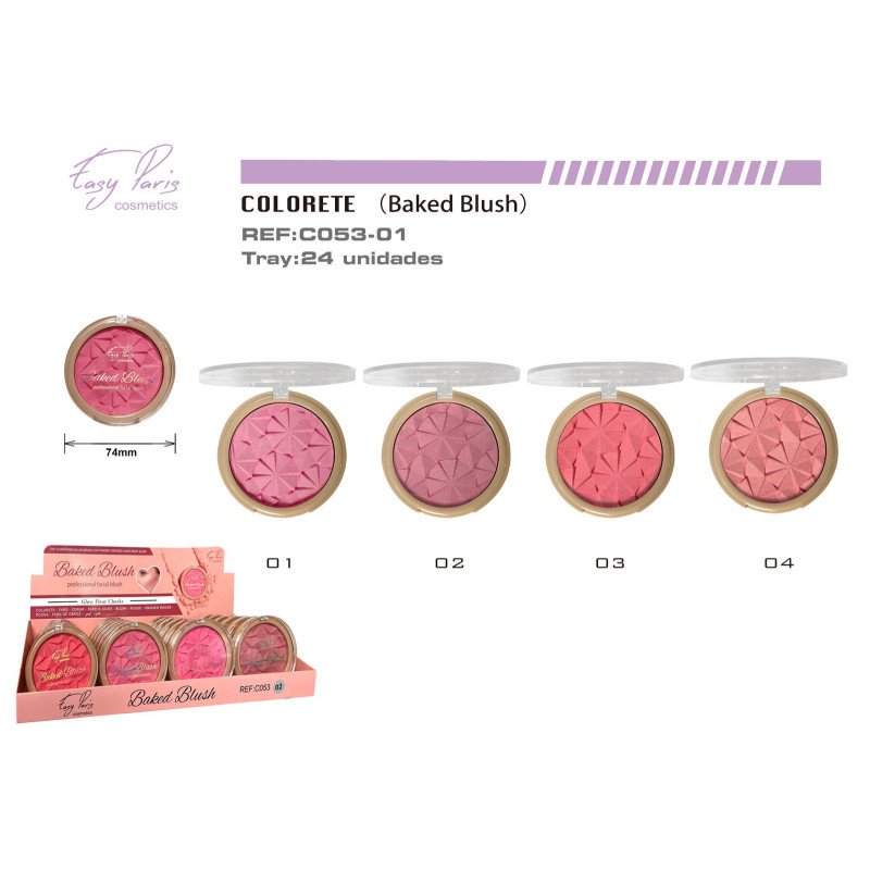 COLORETE BAKED BLUSH 24/U 288/U