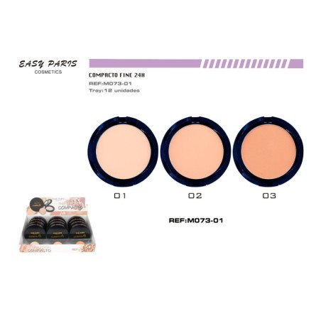 MAQ.COMPACTO 24H C/ESPEJO 12/U 144/C