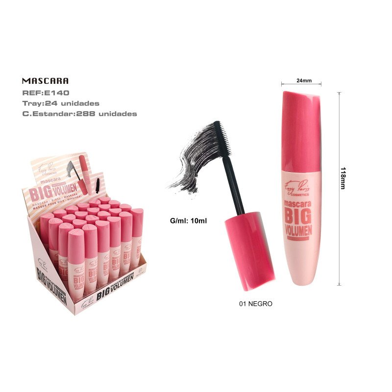 MASCARA BIG VOLUMEN WATEPROOF 24/U 288/U