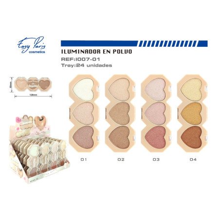 ILUMINADOR TRIO 24/U 288/C