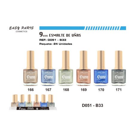 LACA DE UÑAS 9 DIAS 24/U 288/U