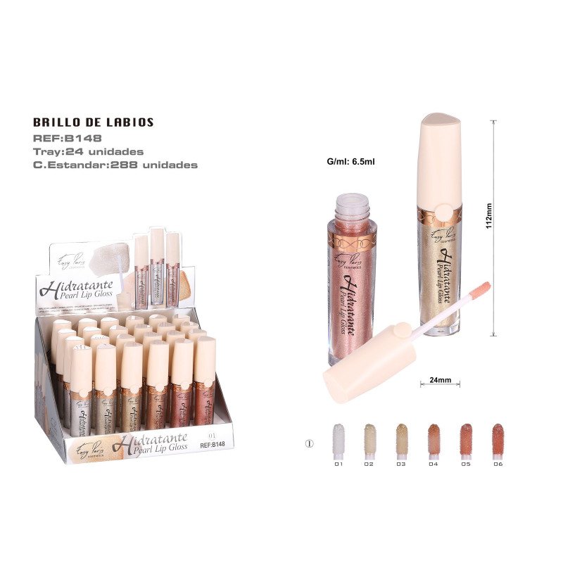 BRILLO LABIAL PEARL HIDRATANTE 24/U 288/C