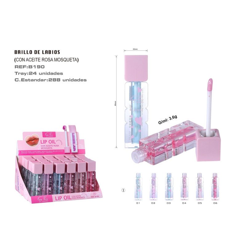 BRILLO DE LABIOS HIDRA C/ROSA MOSQUETA OIL 288/U