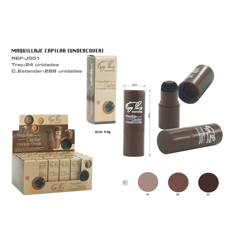 STAMP UNDERCOVER MAQ.CAPILAR 3 COLORS 288/C