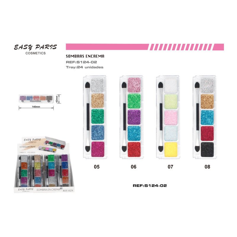 S.DE OJOS GLITTER 24/U 288/U