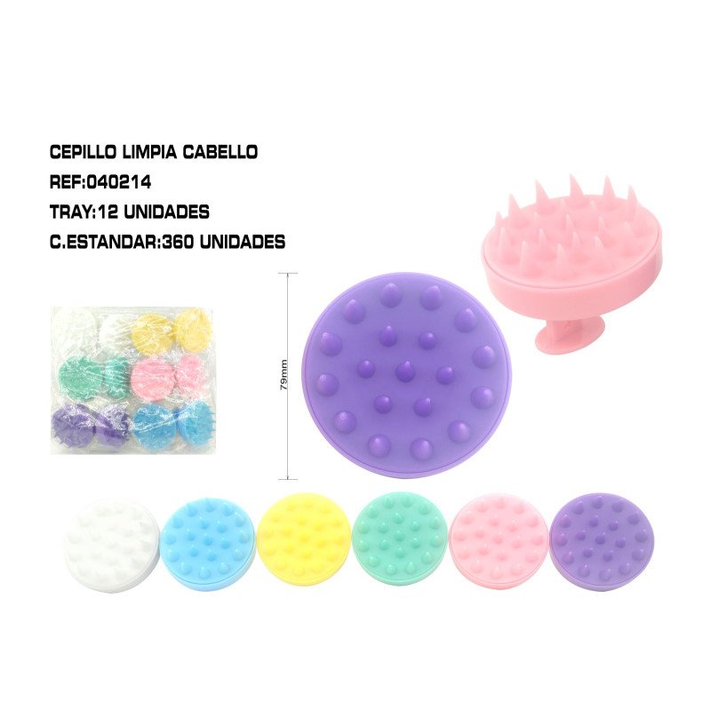 CEPILLO LIMPIA CABELLO 12/U 360/C