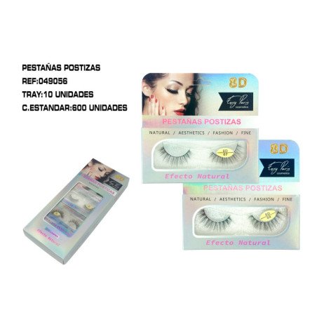 PESTAÑAS POSTIZAS EFECT 8D 10/U 600/C