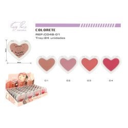COLORETE HEART BLUSH 24/U...