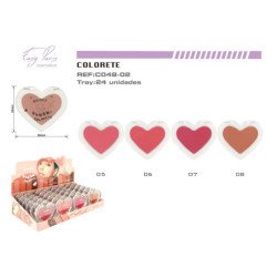 COLORETE HEART BLUSH 24/U...