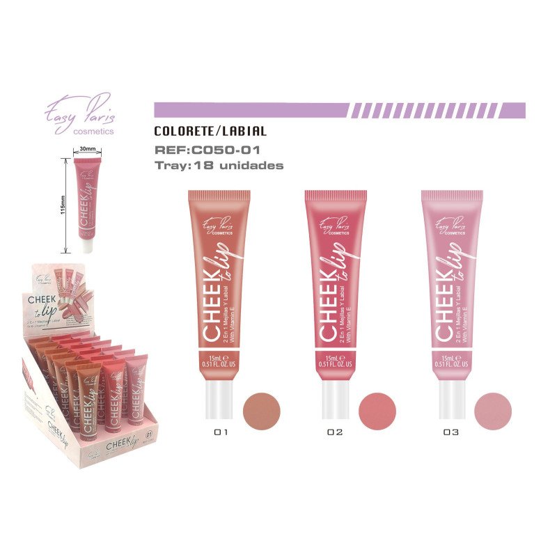 CREMA MEJILLA Y LABIOS C/VITA-E 18/U 216/C