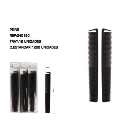 PEINE NEGRO 12/U 1200/U