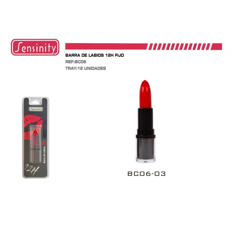 BARRA DE LABIOS FIJO SENSINITY 12/U 144/U