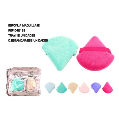 BORLAS DE MAQUILLAJE 12/U 288/C