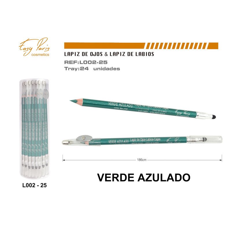 LAPIZ DE OJOS VERDE METALIZADO 288/U