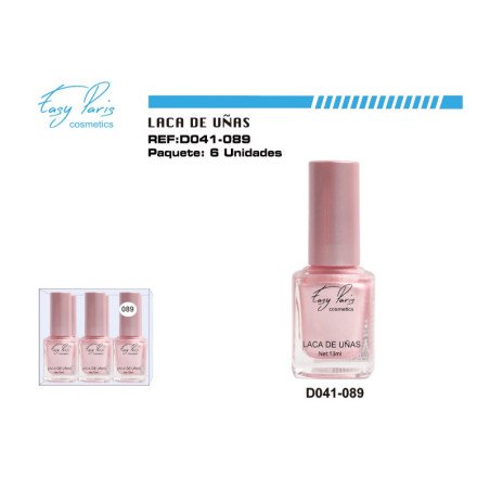 LACA DE UÑAS ROSA PERLA 144/U