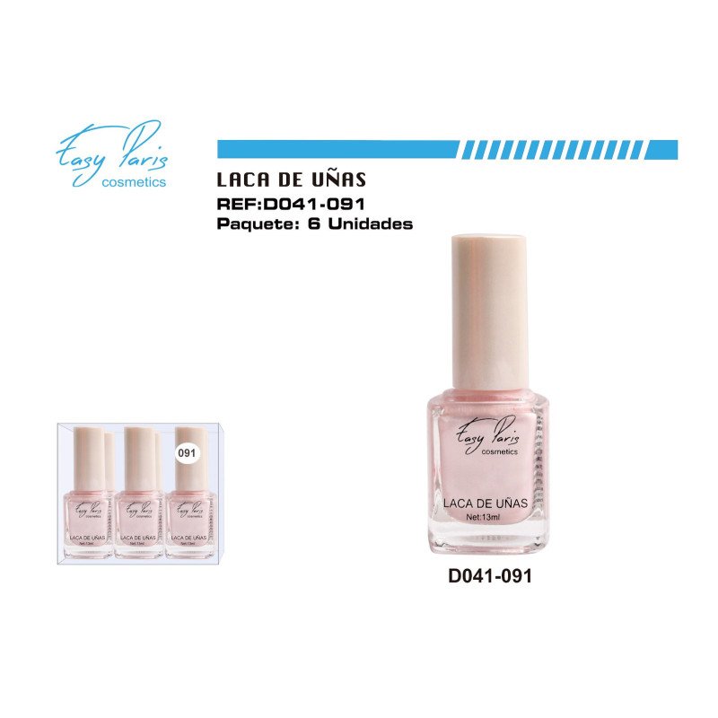LACA DE UÑAS ROSA CLARA PERLA 144/U