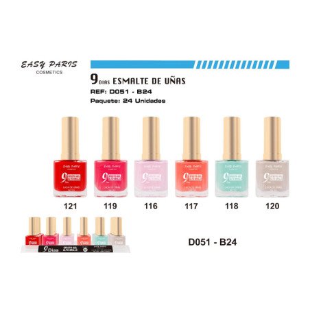 LACA DE UÑAS 9 DIAS 24/U 288/U
