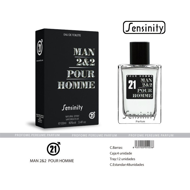 MAN 2&2 POUR HOMME SENSINITY