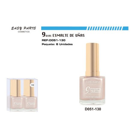 LACA DE UÑAS 9 DIAS PINK PERLA 144/U