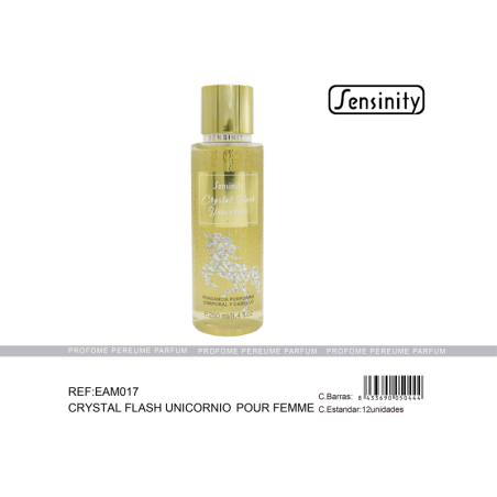 CRYSTAL FLASH UNICORNIO BODY Y CABELLO 250ML