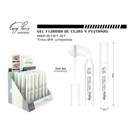 MASCARA GEL FIJADOR PESTAÑAS/CEJAS 24/U 288/C