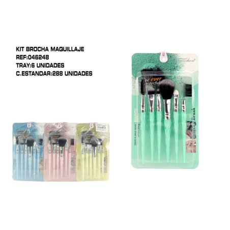 KIT 6 BROCHAS DE MAQ.6/U 288/C