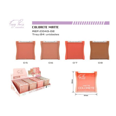 COLORETE MATTE 24/U 288/U