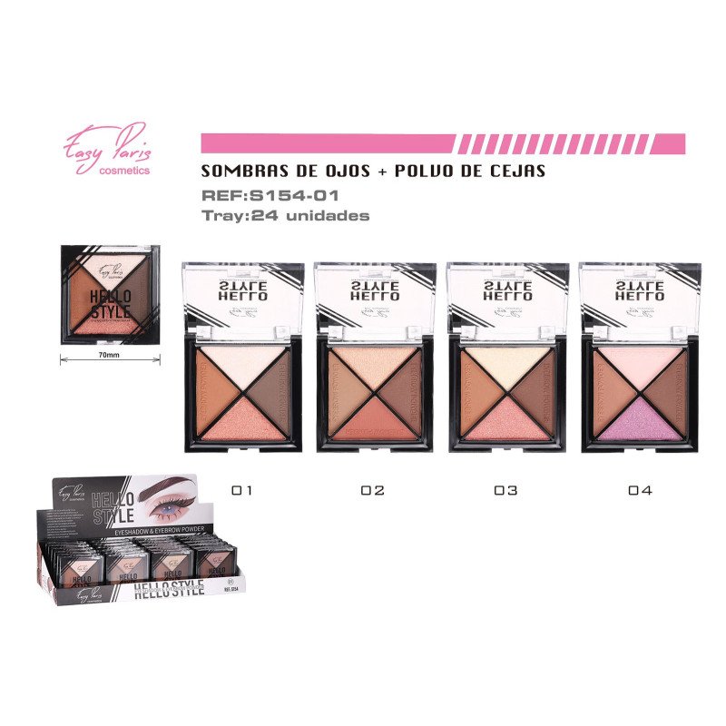 S.DE OJOS+POLVO DE CEJAS 24/U 288/C