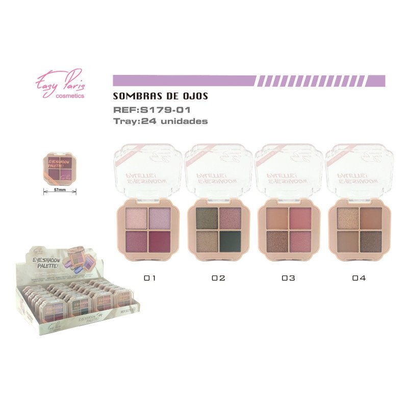 S.DE OJOS 4 COLORES 24/U 288/U