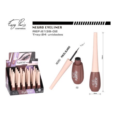 EYELINER LIQ.NEGRO PINCEL CLASIC.24/U 288/C