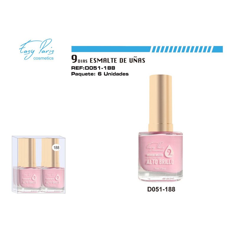 LACA DE UÑAS 9 DIAS 6/U 144/U