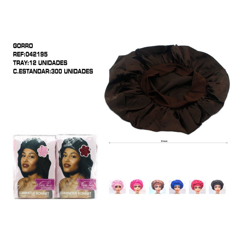 GORRO DE SATEN COLOR SURTIDO 300/C