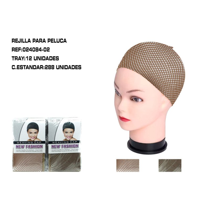 REDECILLA 2 MARRONES CUBRE CABELLO 288/C